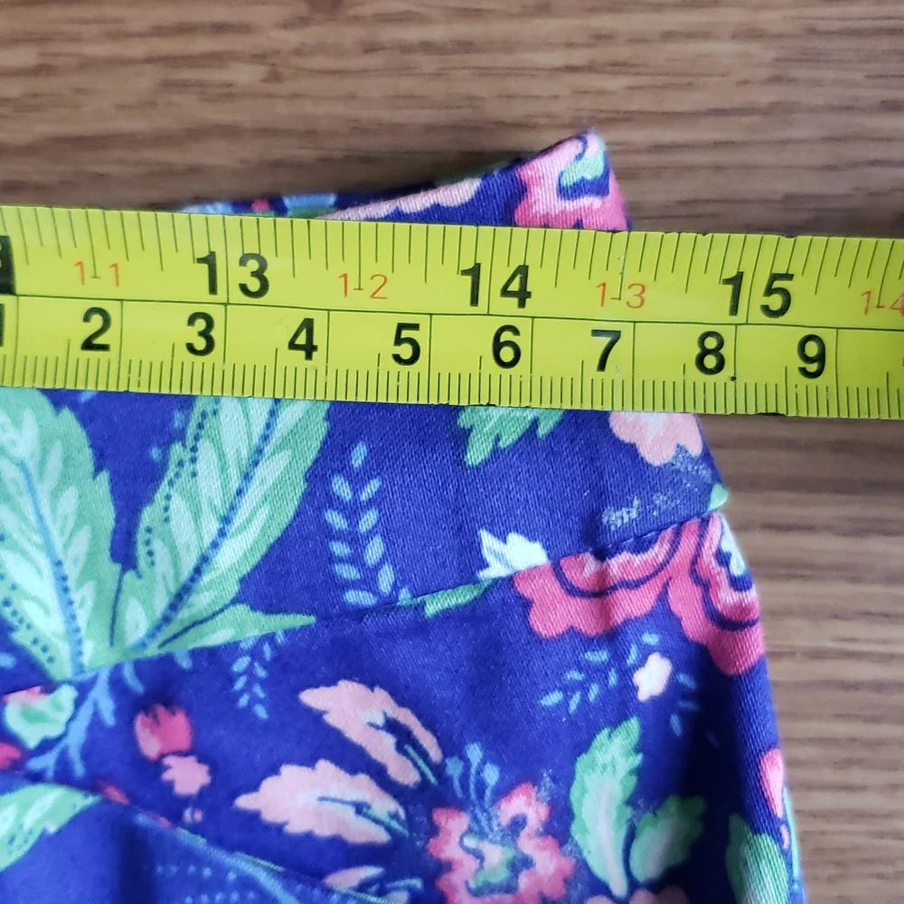 Appleseed's Petites Women's Size 8 Floral Stretch Pants 29